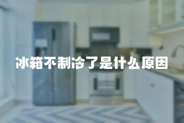 冰箱不制冷了是什么原因