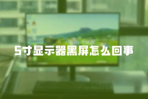 5寸顯示器黑屏怎么回事