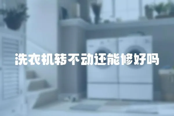 洗衣機轉不動還能修好嗎