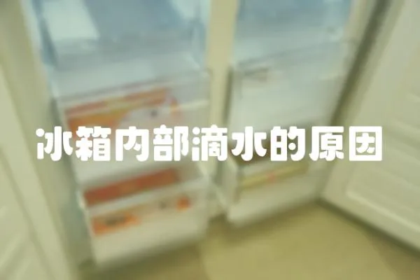 冰箱內部滴水的原因
