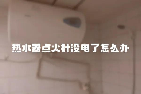 熱水器點火針沒電了怎么辦