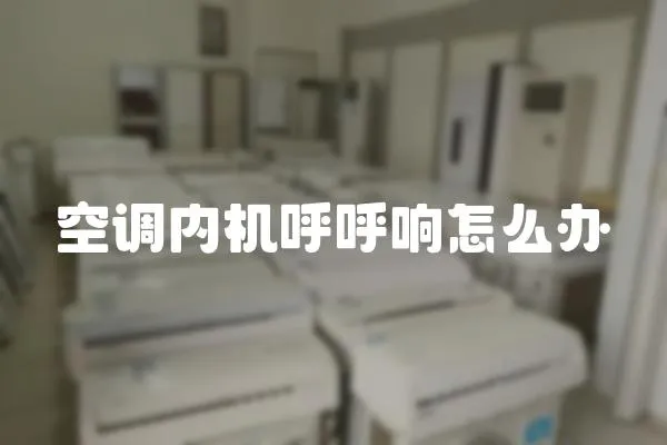 空調內機呼呼響怎么辦