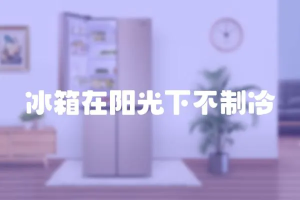 冰箱在陽光下不制冷