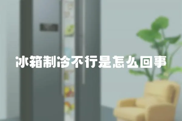 冰箱制冷不行是怎么回事