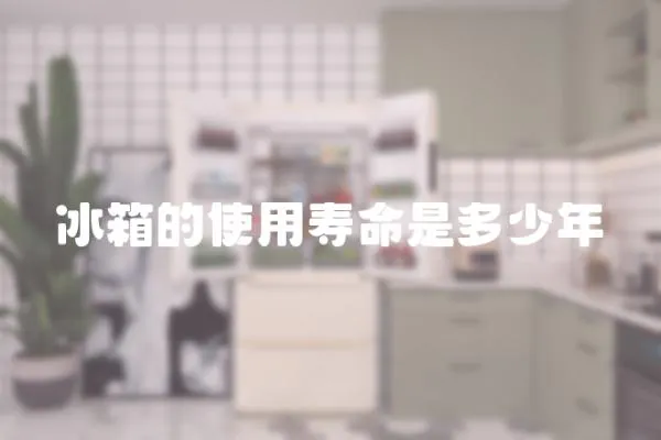 冰箱的使用壽命是多少年