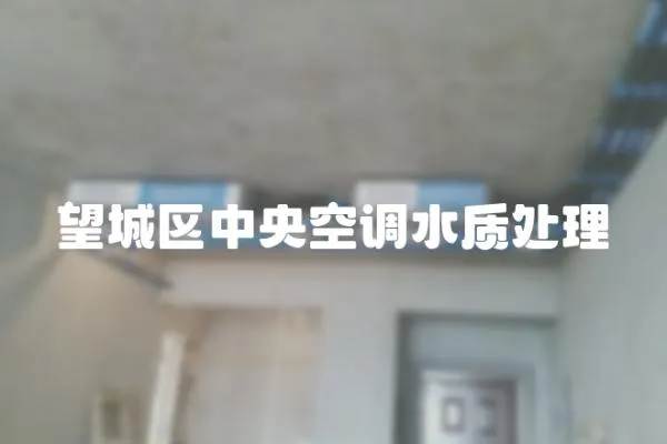 望城區中央空調水質處理