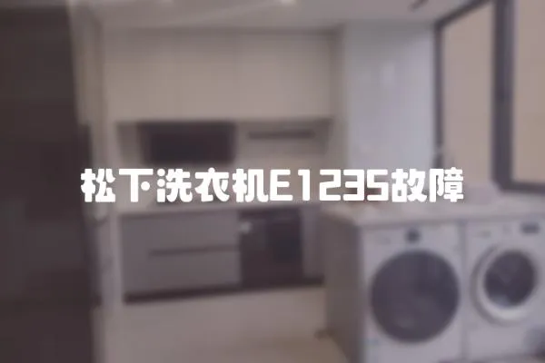 松下洗衣機(jī)E1235故障