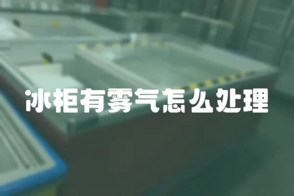 冰柜有霧氣怎么處理