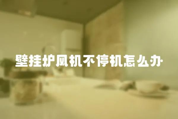 壁掛爐風機不停機怎么辦