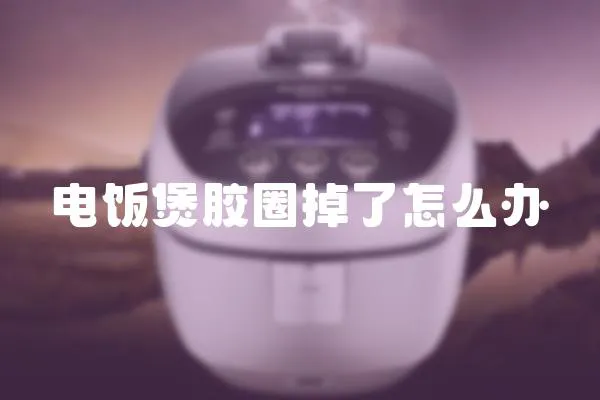 電飯煲膠圈掉了怎么辦