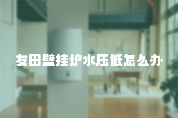 友田壁掛爐水壓低怎么辦