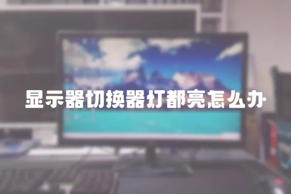 顯示器切換器燈都亮怎么辦