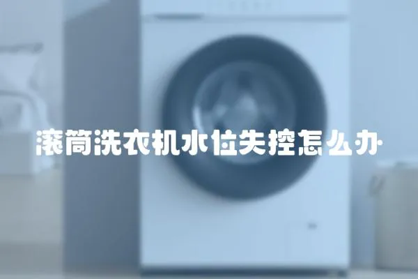 滾筒洗衣機(jī)水位失控怎么辦