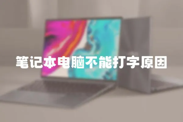 筆記本電腦不能打字原因