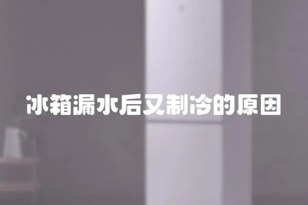 冰箱漏水后又制冷的原因