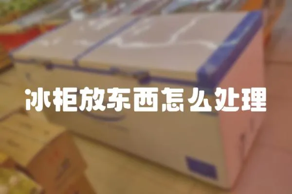 冰柜放東西怎么處理