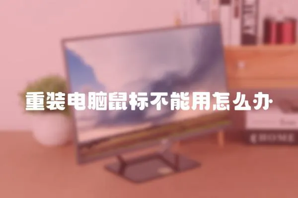 重裝電腦鼠標(biāo)不能用怎么辦