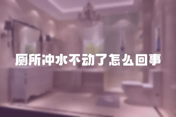 廁所沖水不動了怎么回事