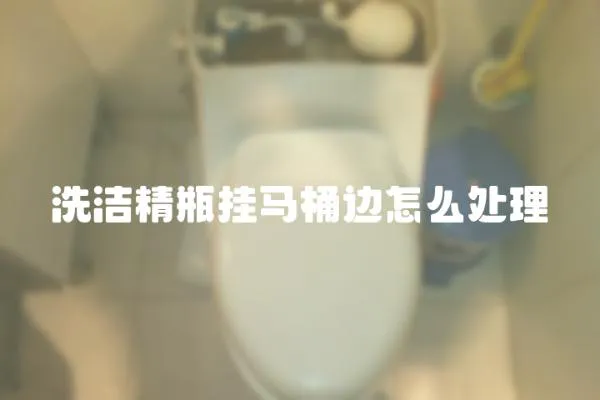 洗潔精瓶掛馬桶邊怎么處理