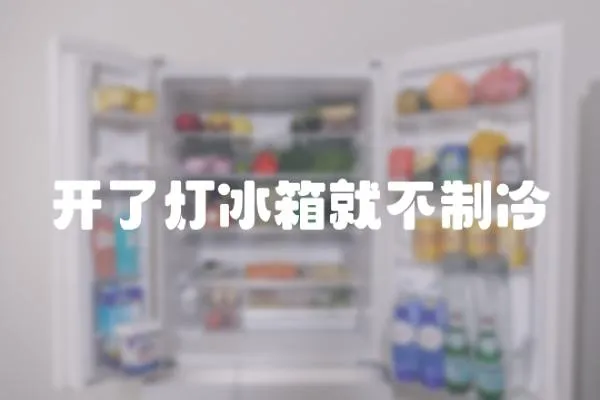 開了燈冰箱就不制冷