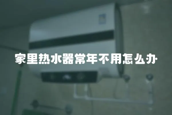 家里熱水器常年不用怎么辦