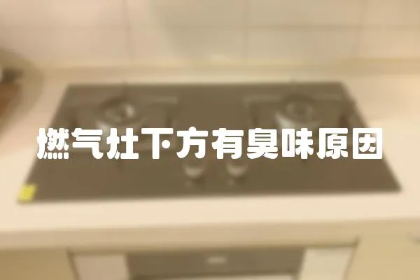 燃氣灶下方有臭味原因