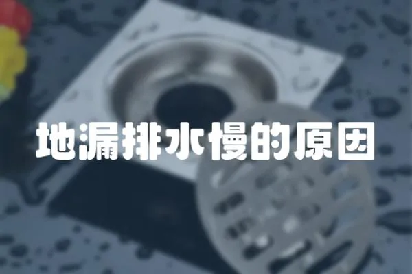 地漏排水慢的原因