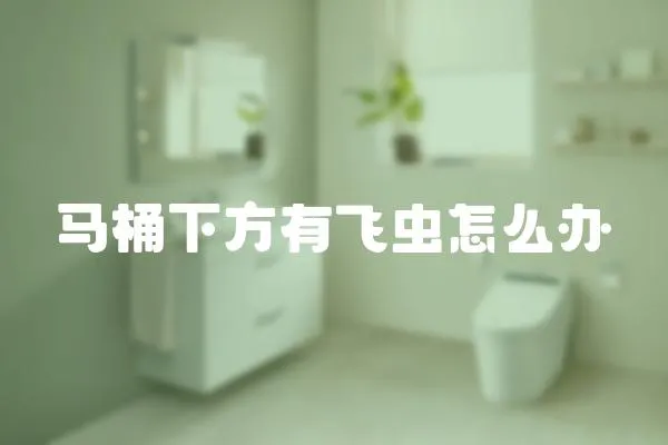 馬桶下方有飛蟲怎么辦