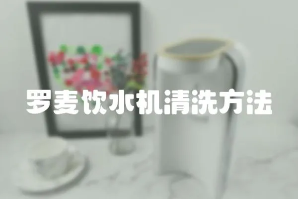 羅麥飲水機清洗方法