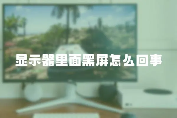 顯示器里面黑屏怎么回事