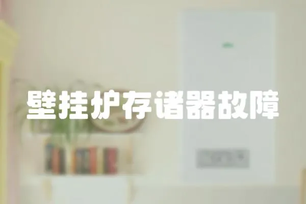 壁掛爐存諸器故障