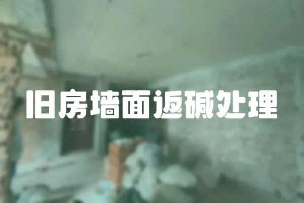 舊房墻面返堿處理