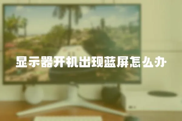 顯示器開機(jī)出現(xiàn)藍(lán)屏怎么辦