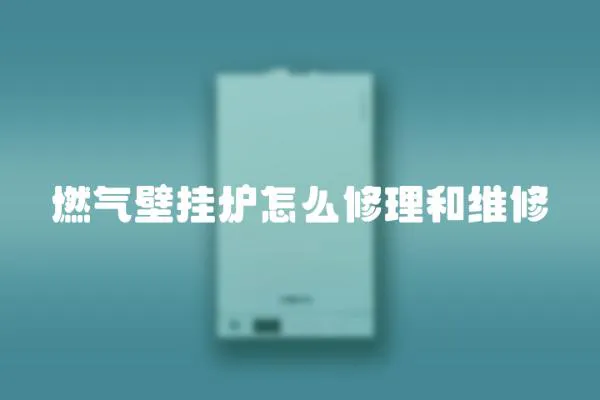 燃?xì)獗趻鞝t怎么修理和維修