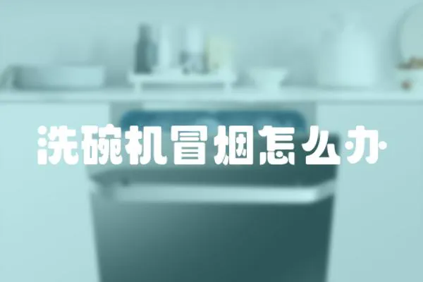 洗碗機冒煙怎么辦