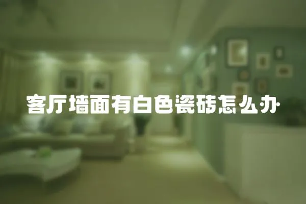 客廳墻面有白色瓷磚怎么辦