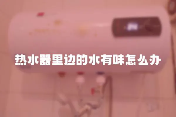 熱水器里邊的水有味怎么辦