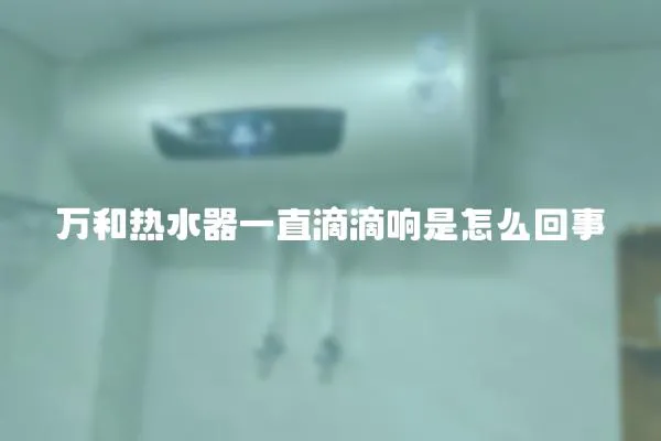 萬和熱水器一直滴滴響是怎么回事