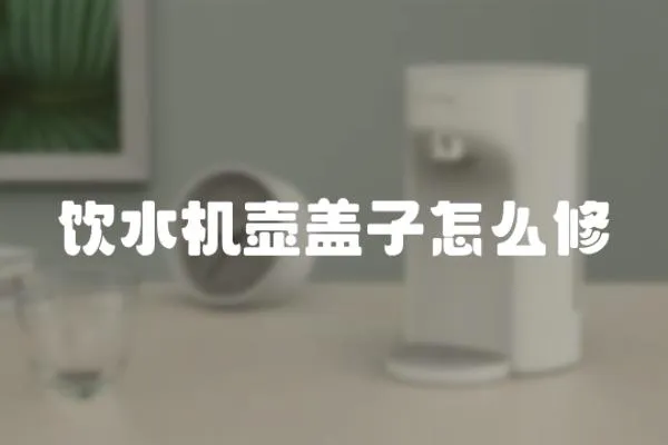 飲水機壺蓋子怎么修