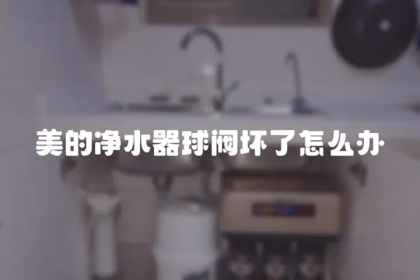 美的凈水器球閥壞了怎么辦