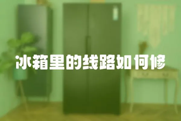 冰箱里的線路如何修