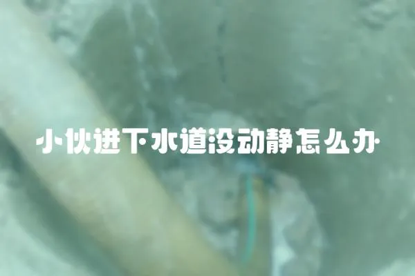 小伙進下水道沒動靜怎么辦