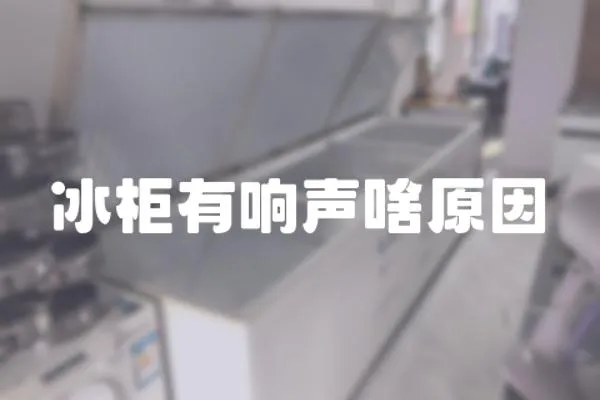 冰柜有響聲啥原因