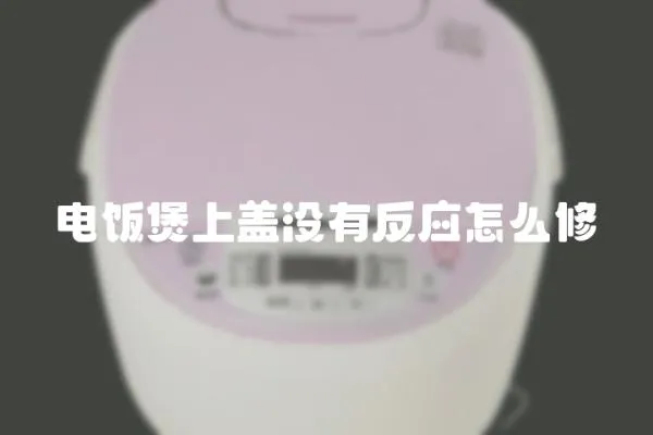 電飯煲上蓋沒有反應怎么修