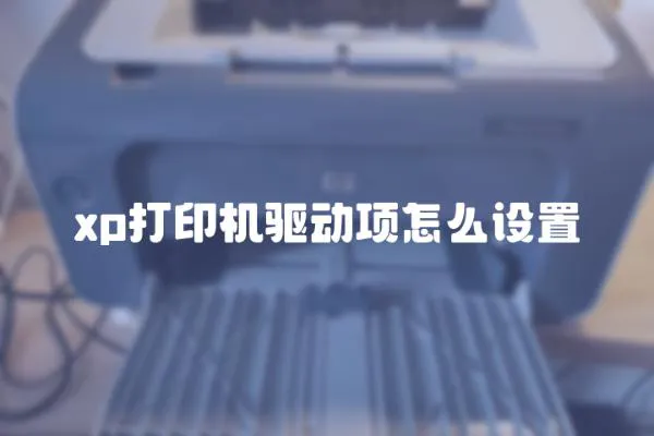 xp打印機驅動項怎么設置