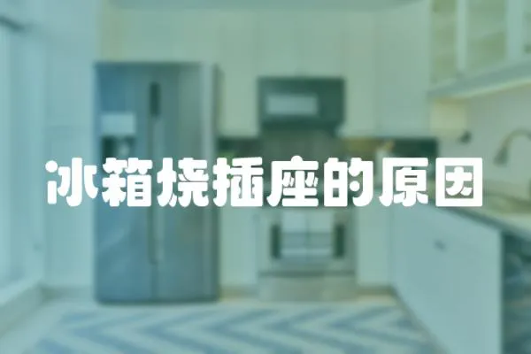 冰箱燒插座的原因