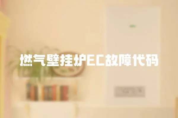 燃?xì)獗趻鞝tEC故障代碼