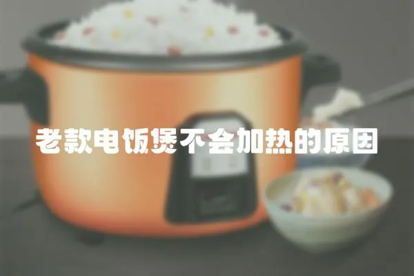 老款電飯煲不會加熱的原因