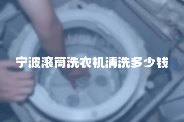 寧波滾筒洗衣機清洗多少錢
