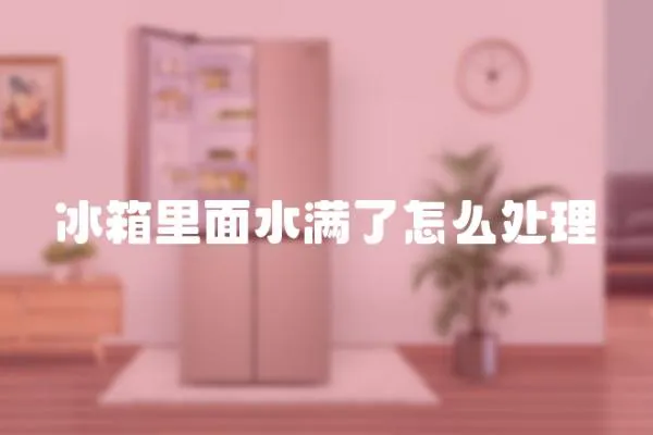 冰箱里面水滿了怎么處理